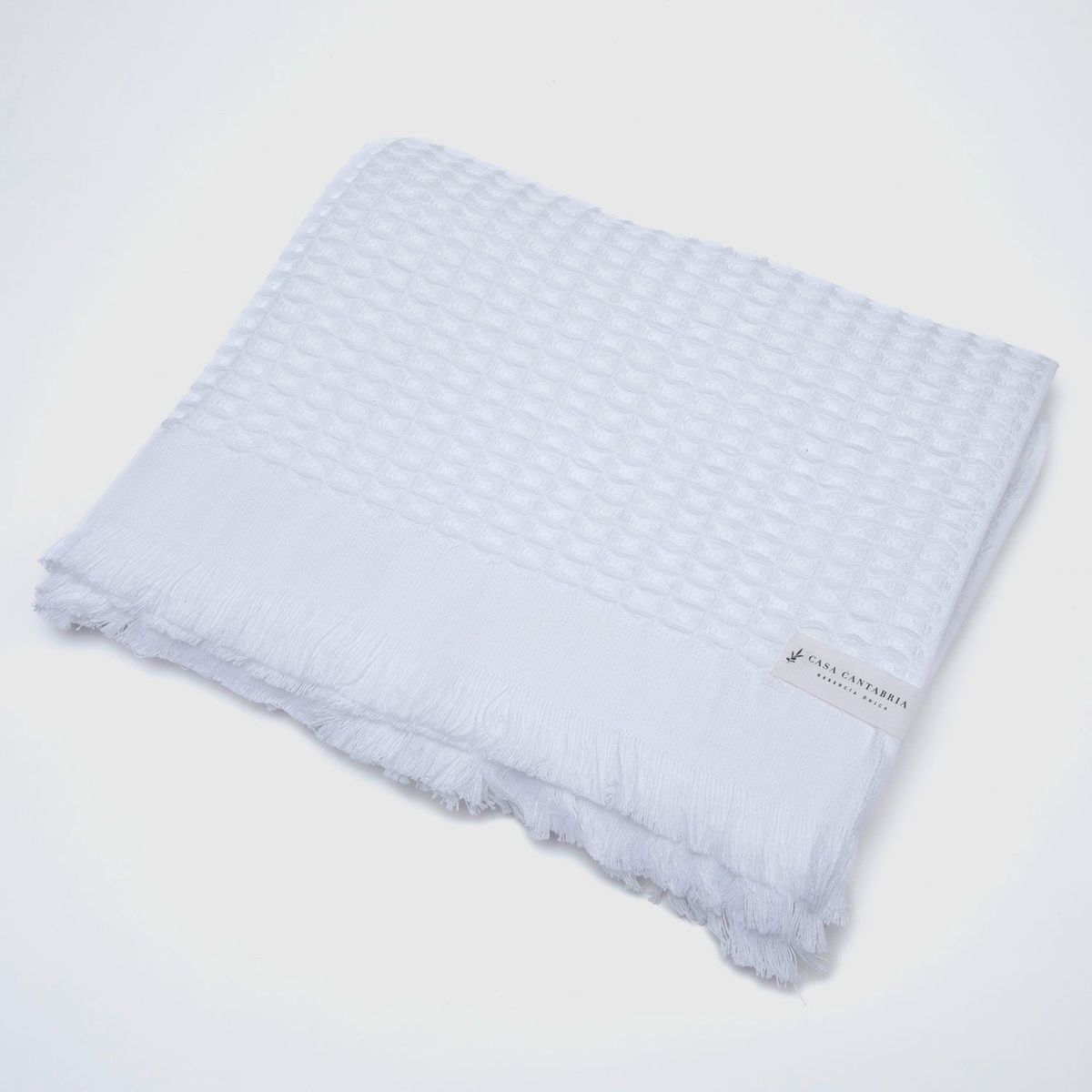 CASA CANTABRIA - Toalla de Baño 100% Algodón Waffle