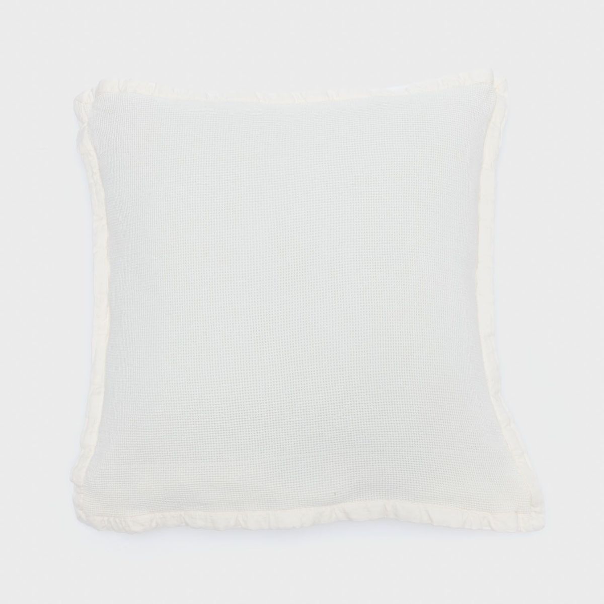 CASA CANTABRIA - Funda De Cojín 100% Algodón Waffle 60x60