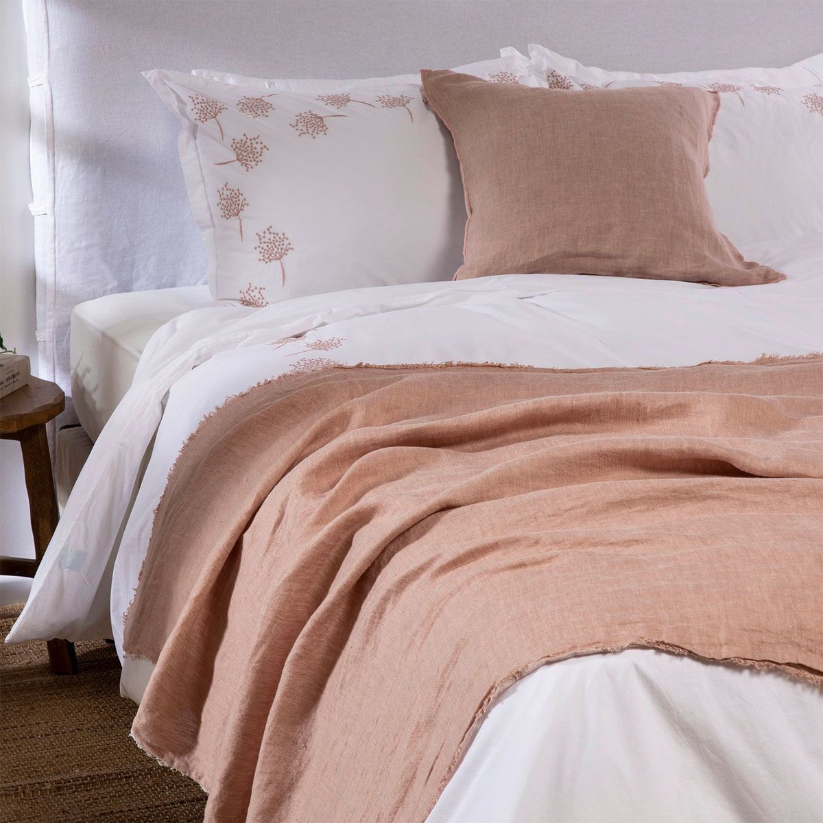 CASA CANTABRIA - Manta 100% Lino Onix