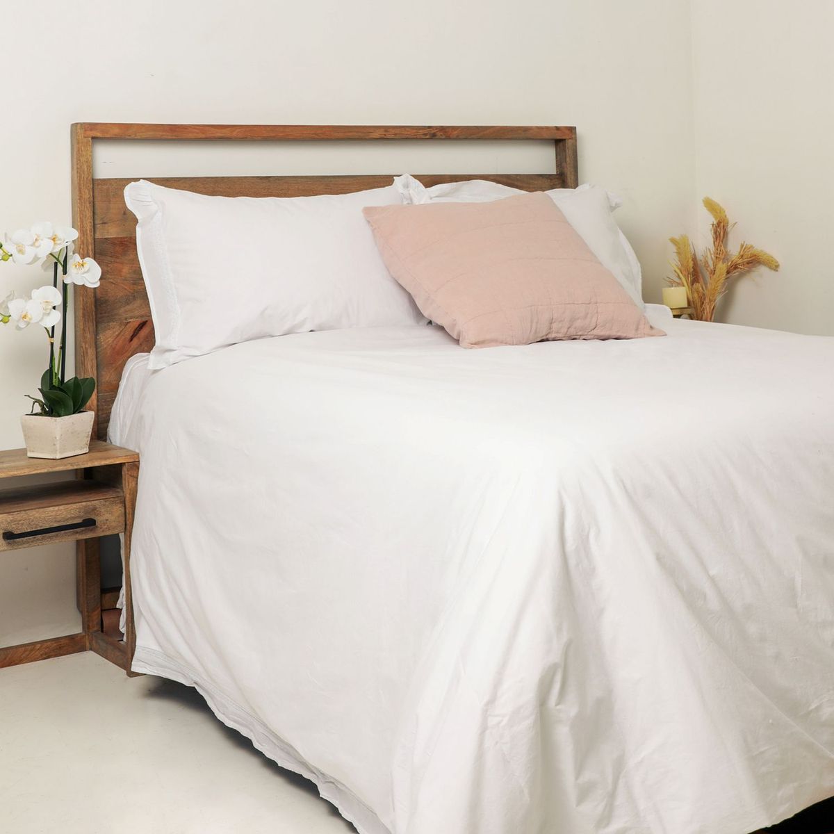 CASA CANTABRIA - Funda de Plumón Bordada 100% Algodón Voile