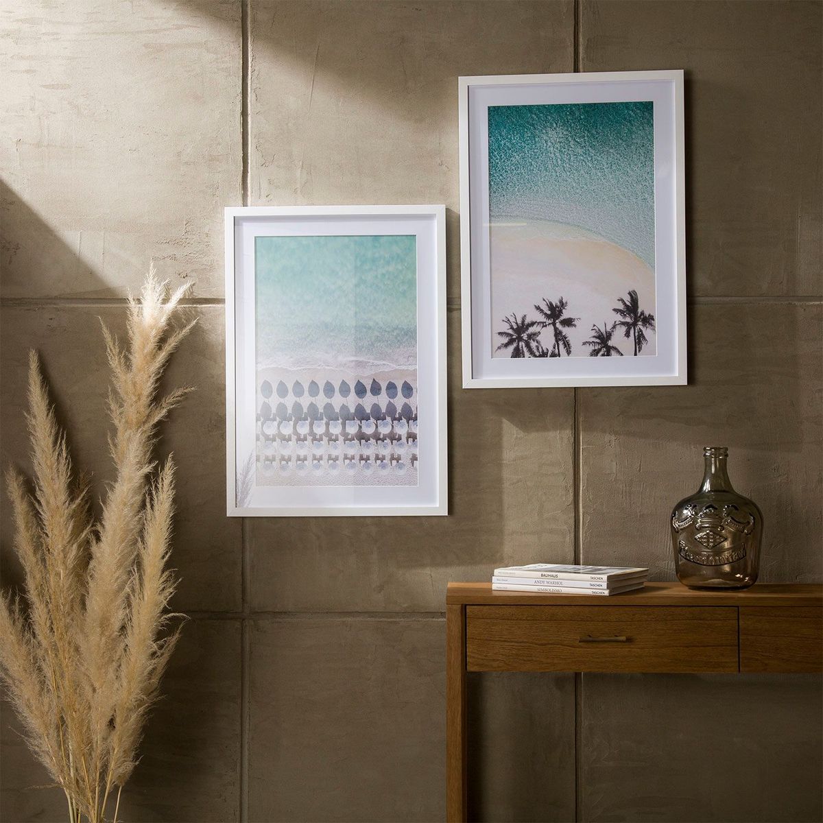 BASEMENT HOME - Set x2 Cuadros Playa 50x70 cm