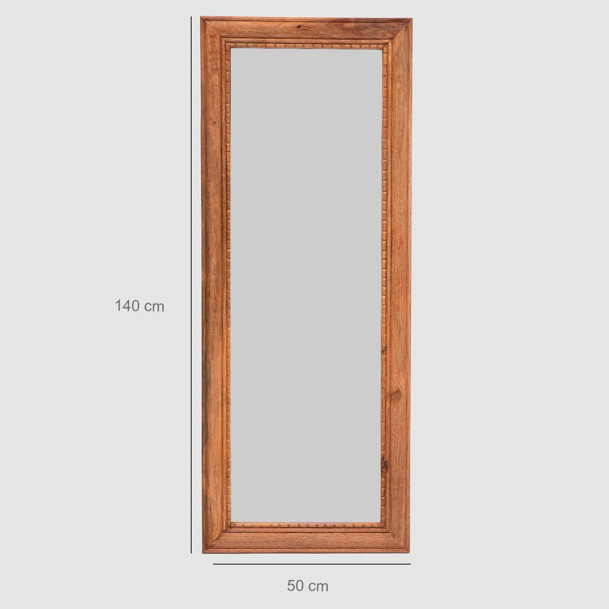 CASA CANTABRIA - Espejo Rectangular Madera 50x140cm