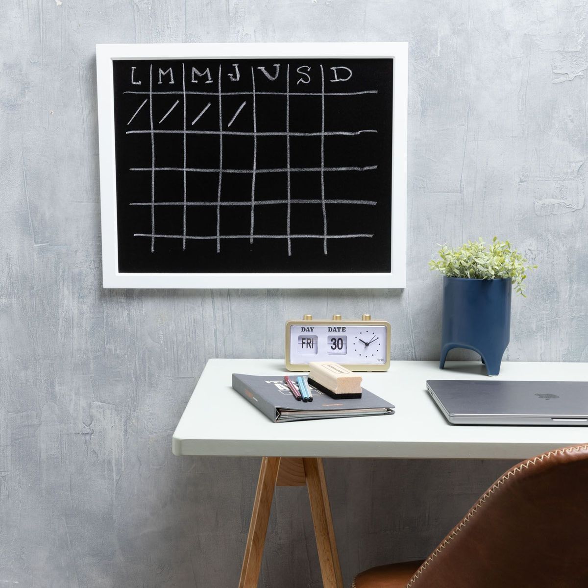 BASEMENT HOME - Pizarra Negra de Tiza 61x48x2cm