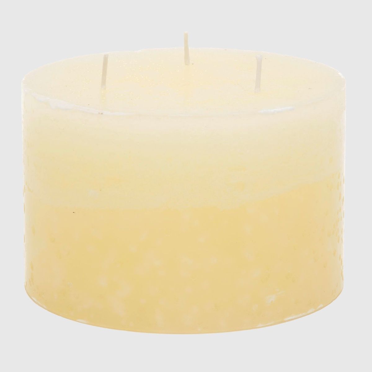 CASA CANTABRIA - Vela Sin Aroma con 3 Mechas 15x10cm