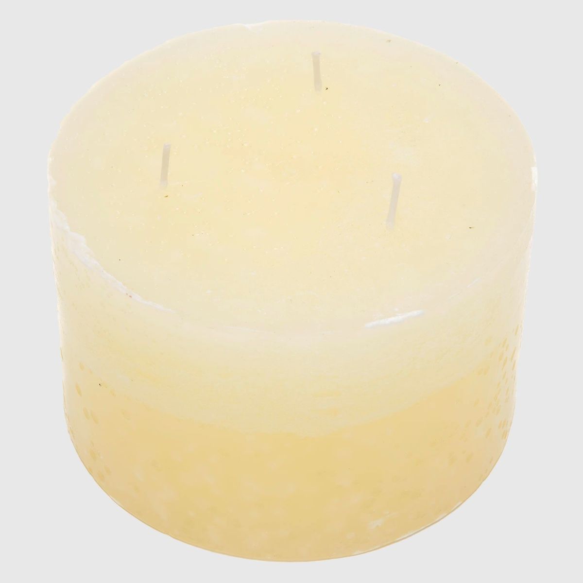 CASA CANTABRIA - Vela Sin Aroma con 3 Mechas 15x10cm