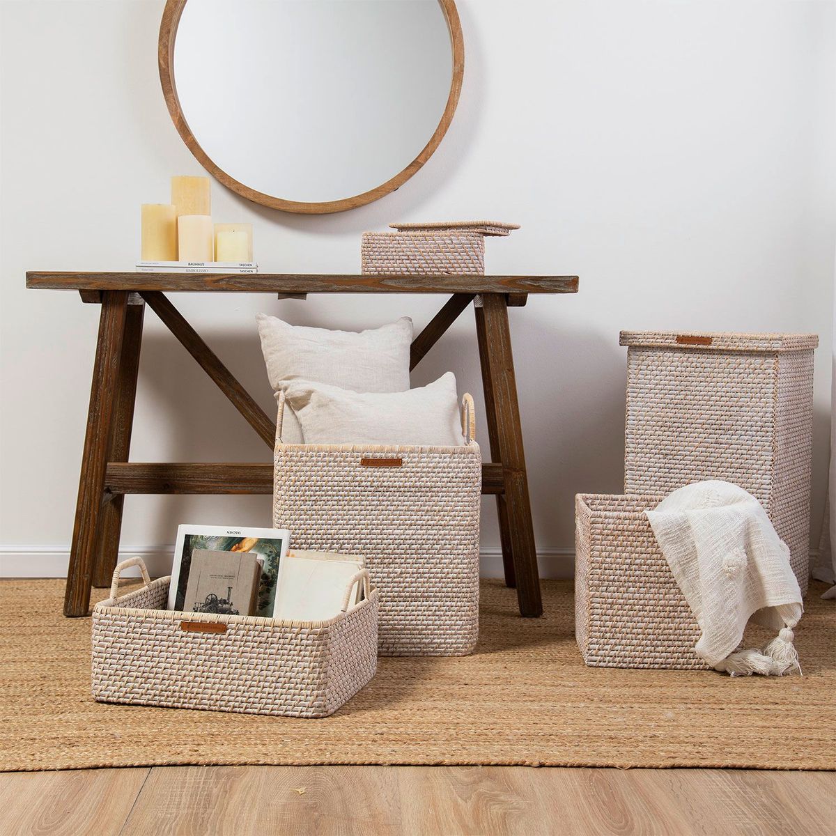 CASA CANTABRIA - Canasto Ratán 16x11cm