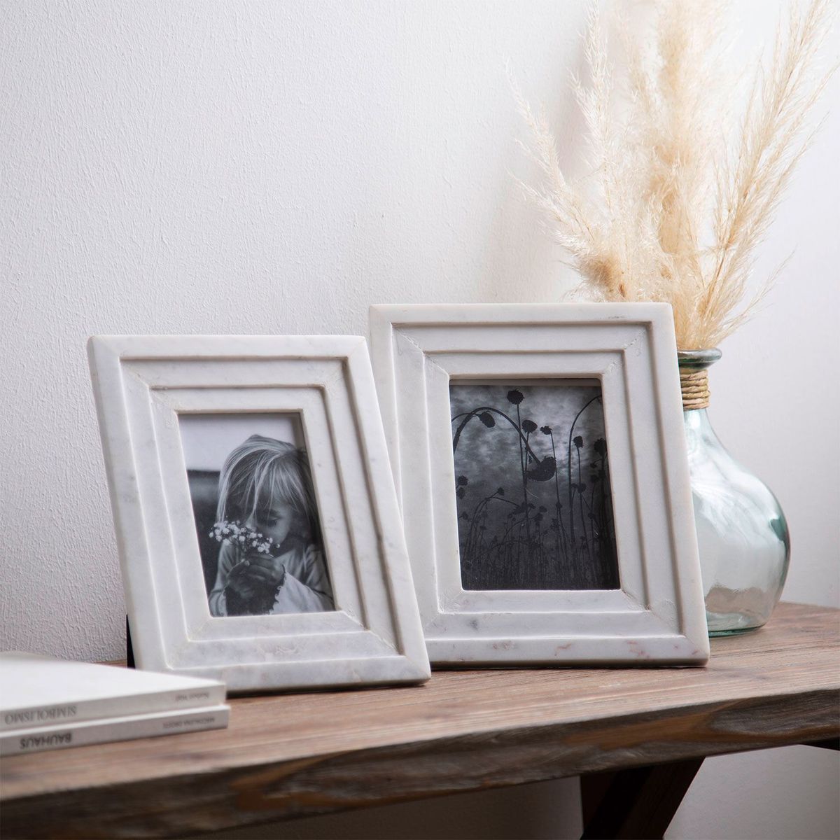 CASA CANTABRIA - Marco de Foto de Marmol 3 Niveles 20x25cm