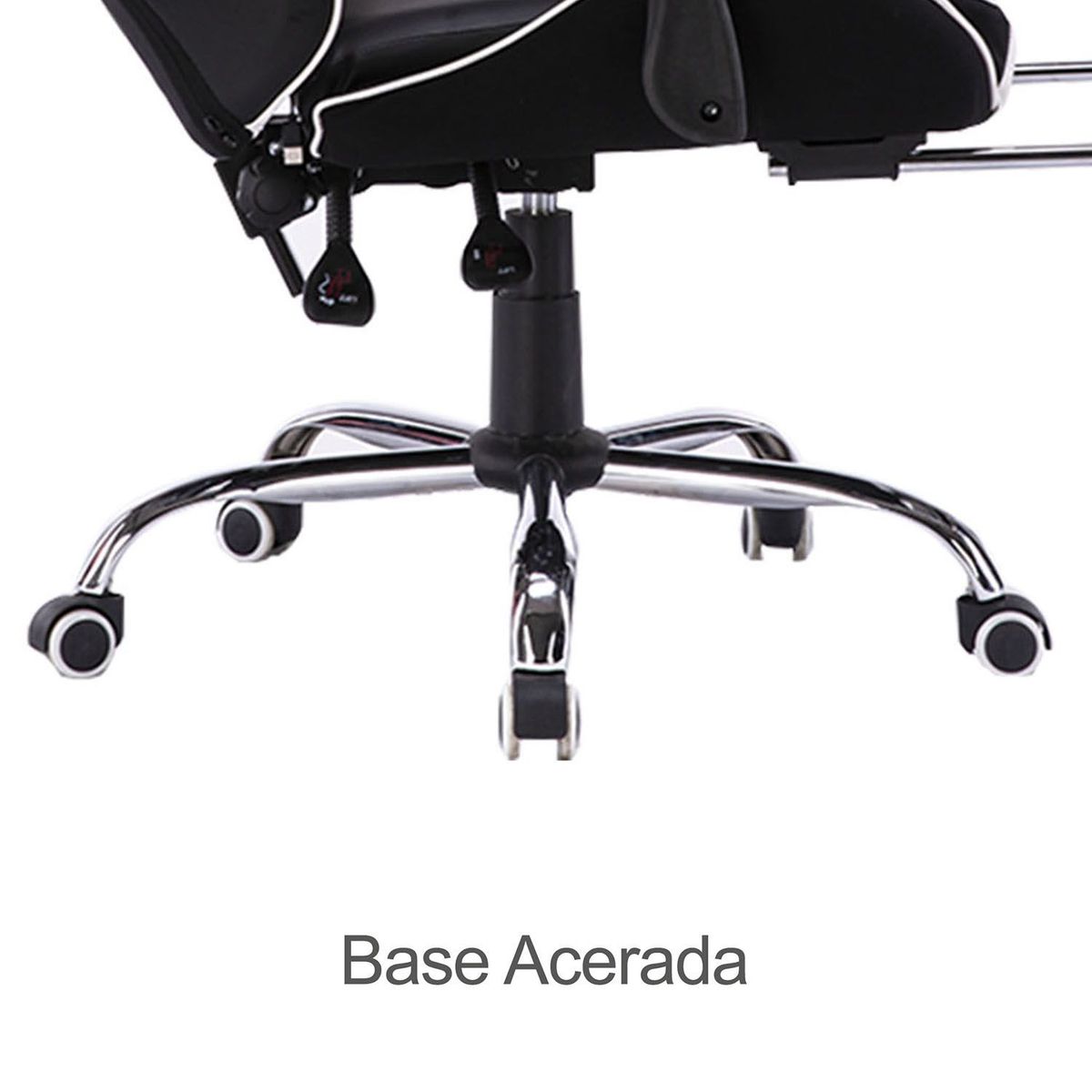 KUZLER - Silla Gamer con Masajeador Lumbar y Reposapies, Reclinable 150°