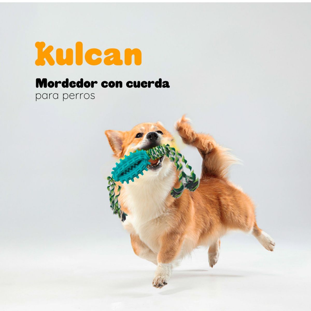 KULCAN - Juguete para Perro Cactus con Cuerda 13x8cm Kulcan