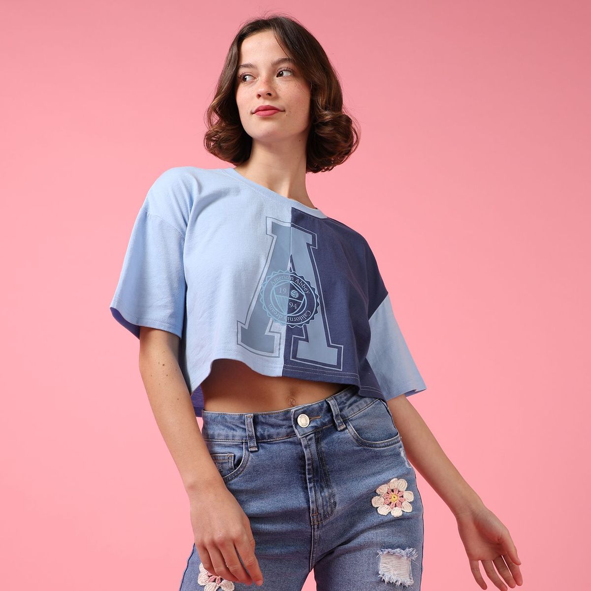 AMERICAN ABBEY - Polo Manga Corta Mujer American Abbey