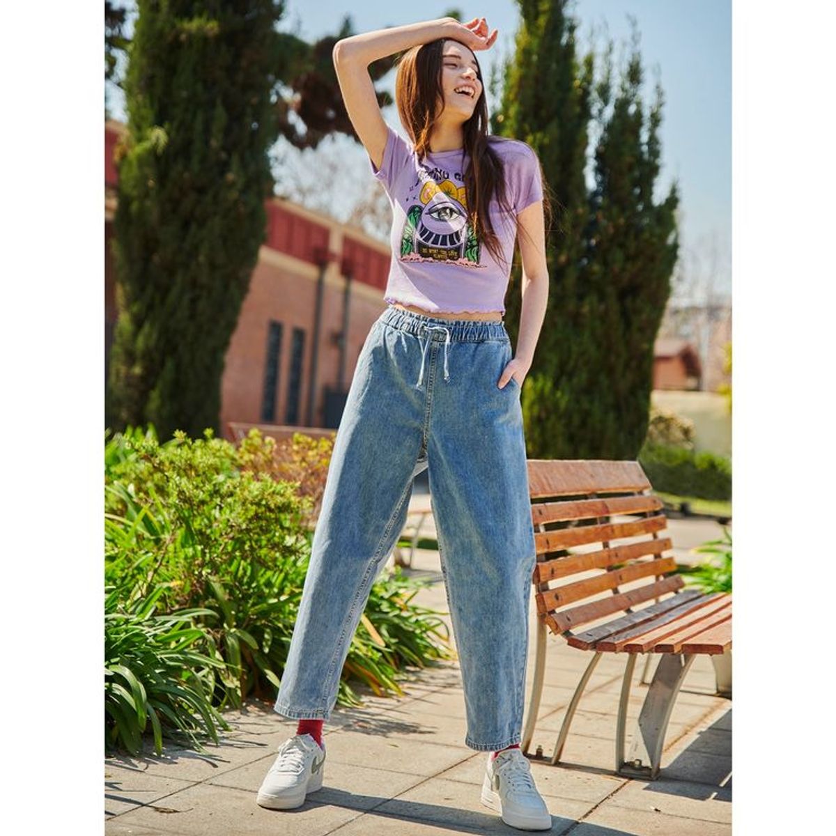 SYBILLA - Jean Baggy Mujer Sybilla