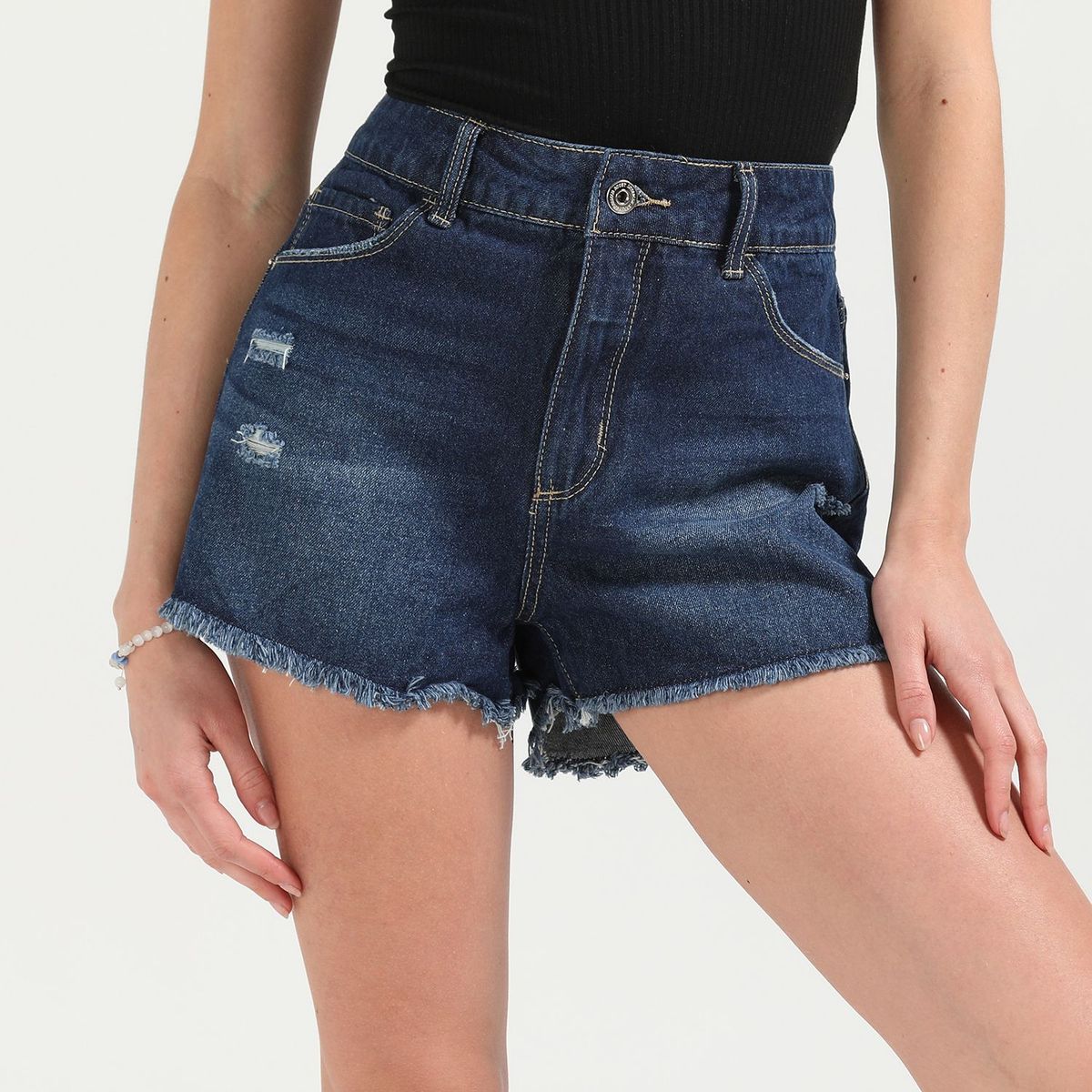 AMERICAN ABBEY - Short Denim Mujer American Abbey