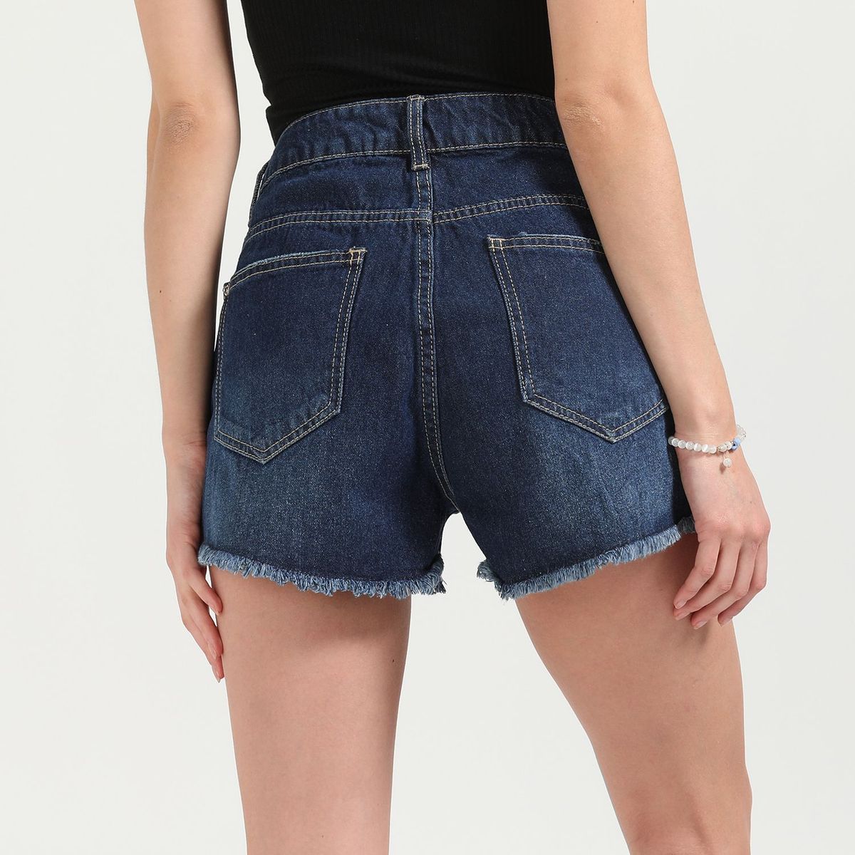 AMERICAN ABBEY - Short Denim Mujer American Abbey