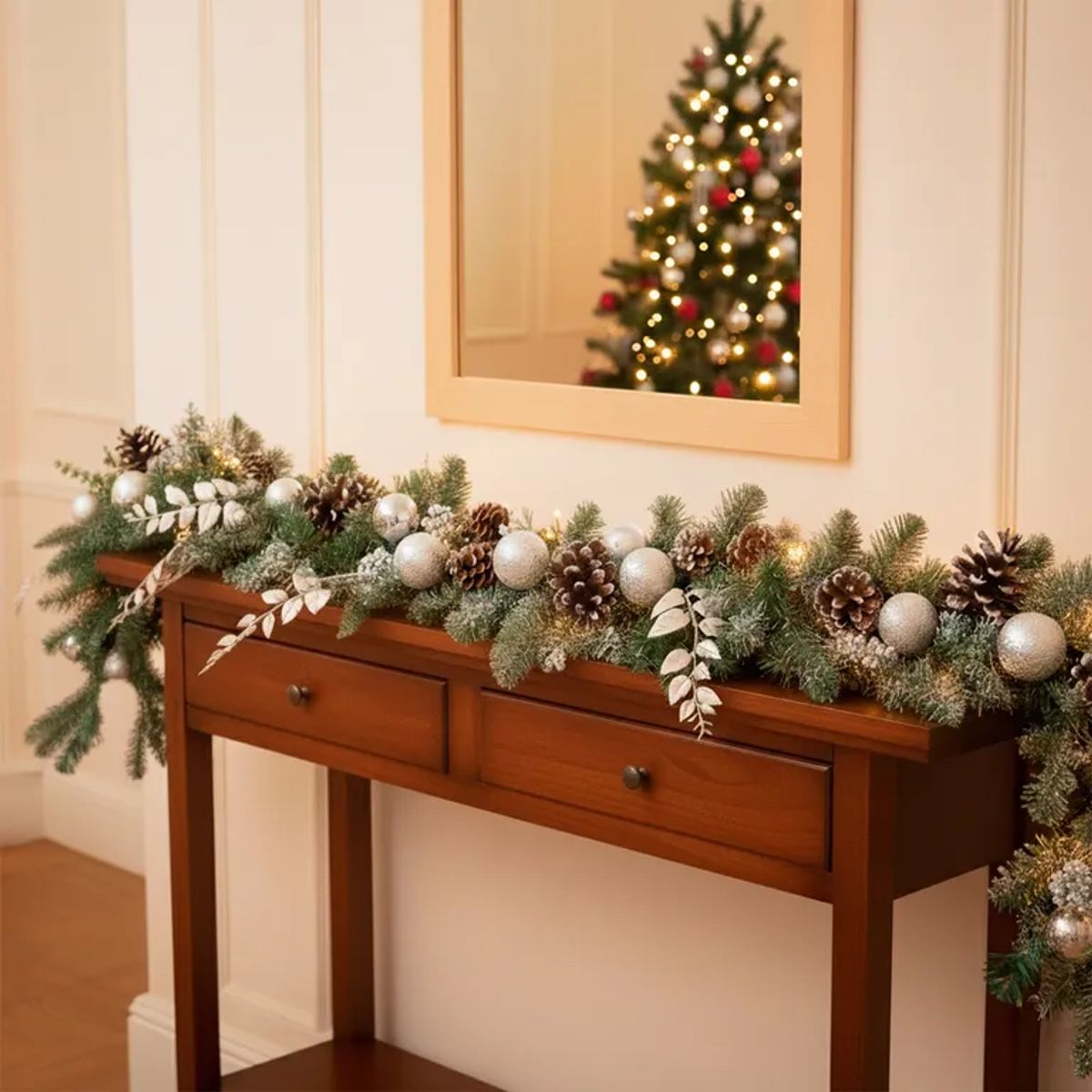 MICA - Guirnalda Pino Con Piñas 180cm