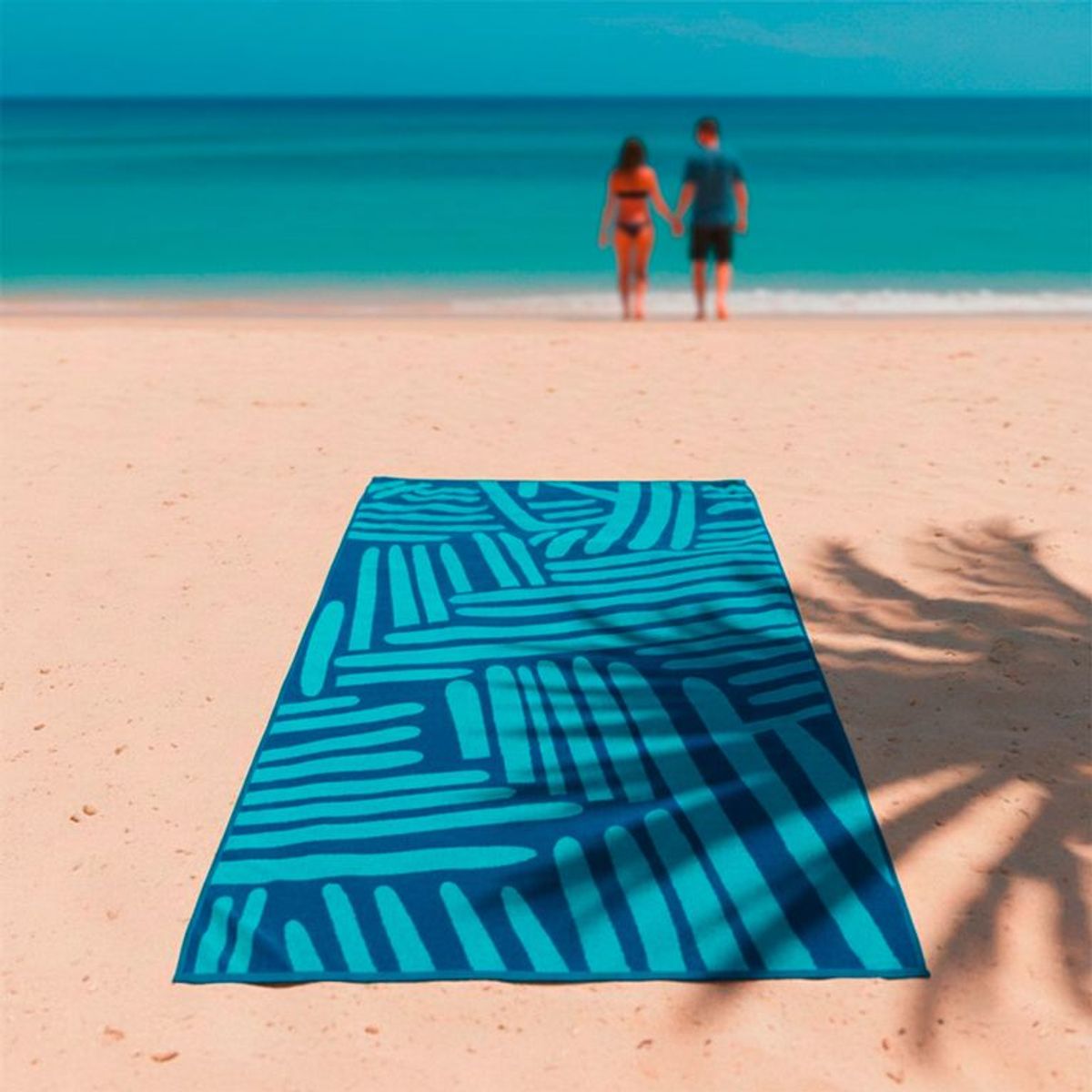 MICA - Toalla De Playa Jacquard 100% Algodón 80x160cm Mica