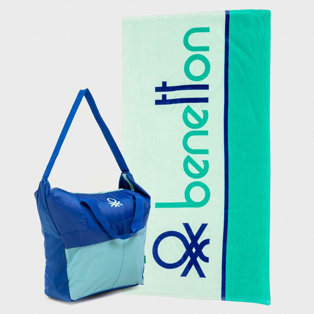 BENETTON - Toalla de Playa + Bolso Benetton
