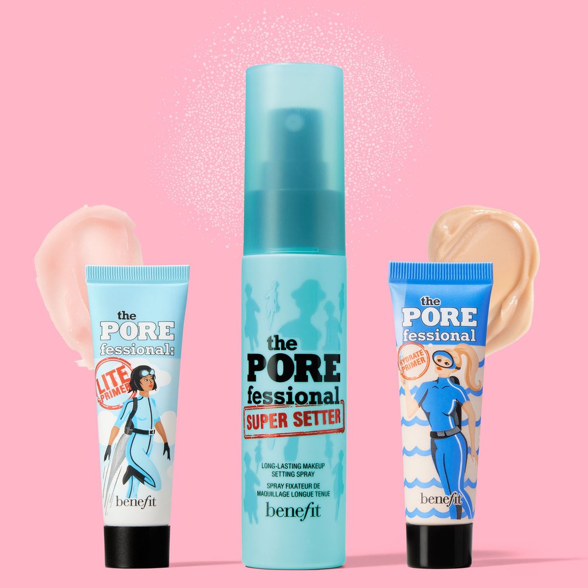 BENEFIT - Kit Pore MINImizer Squad : Porefessional Lite, Hydrate & Super Setter