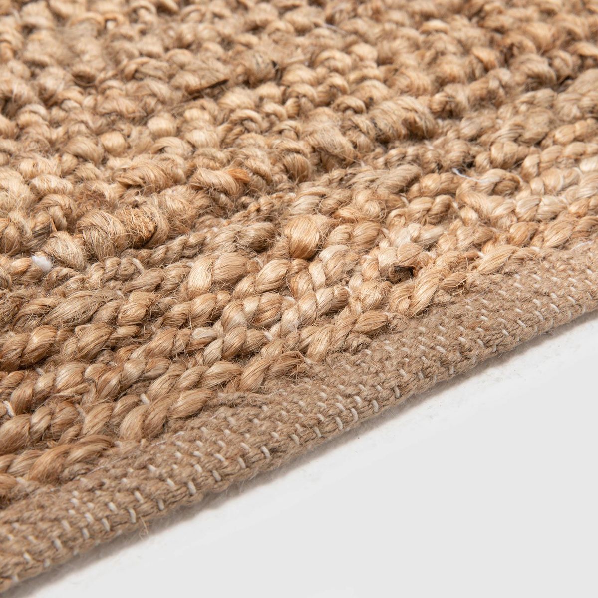 BASEMENT HOME - Alfombra de Yute Decorativa Natural