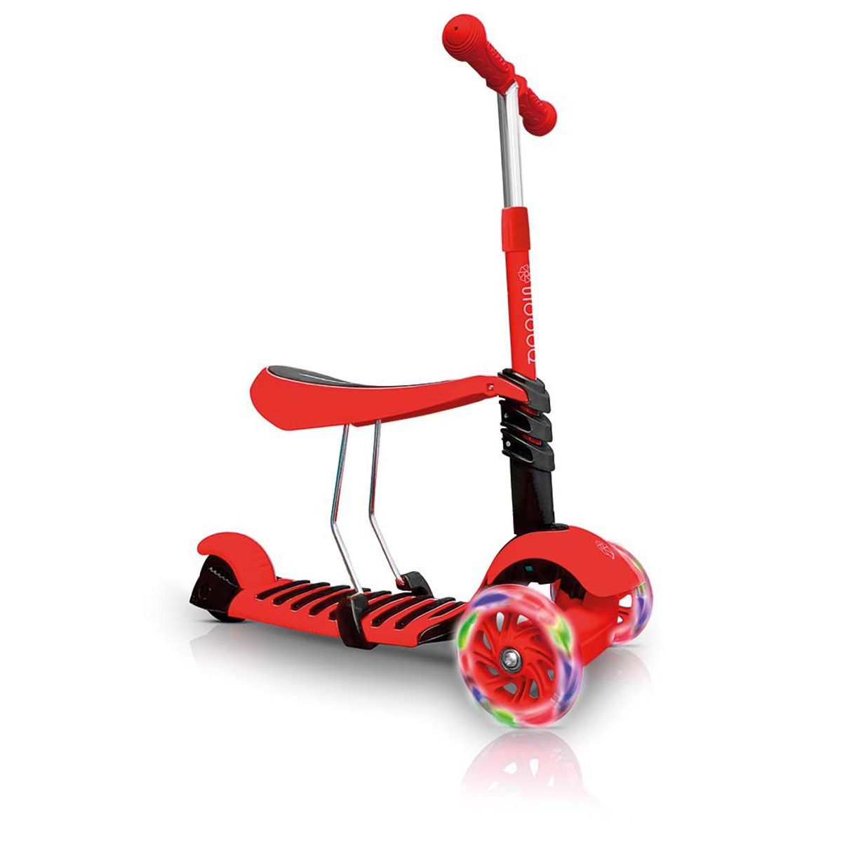 SCOOP - Tri Scooter para Niños 2 en 1 Rojo