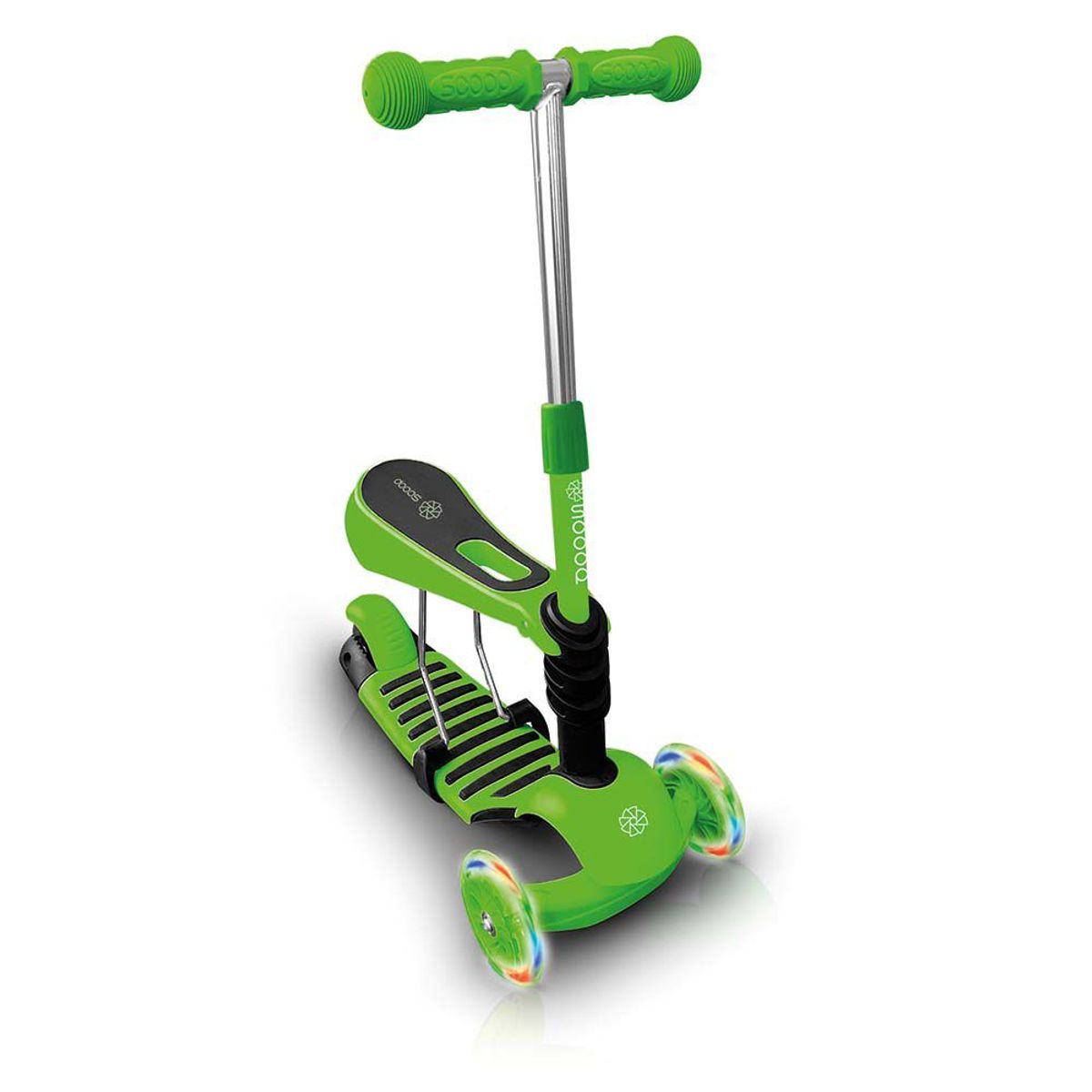 SCOOP - Tri Scooter para Niños 2 en 1 Verde