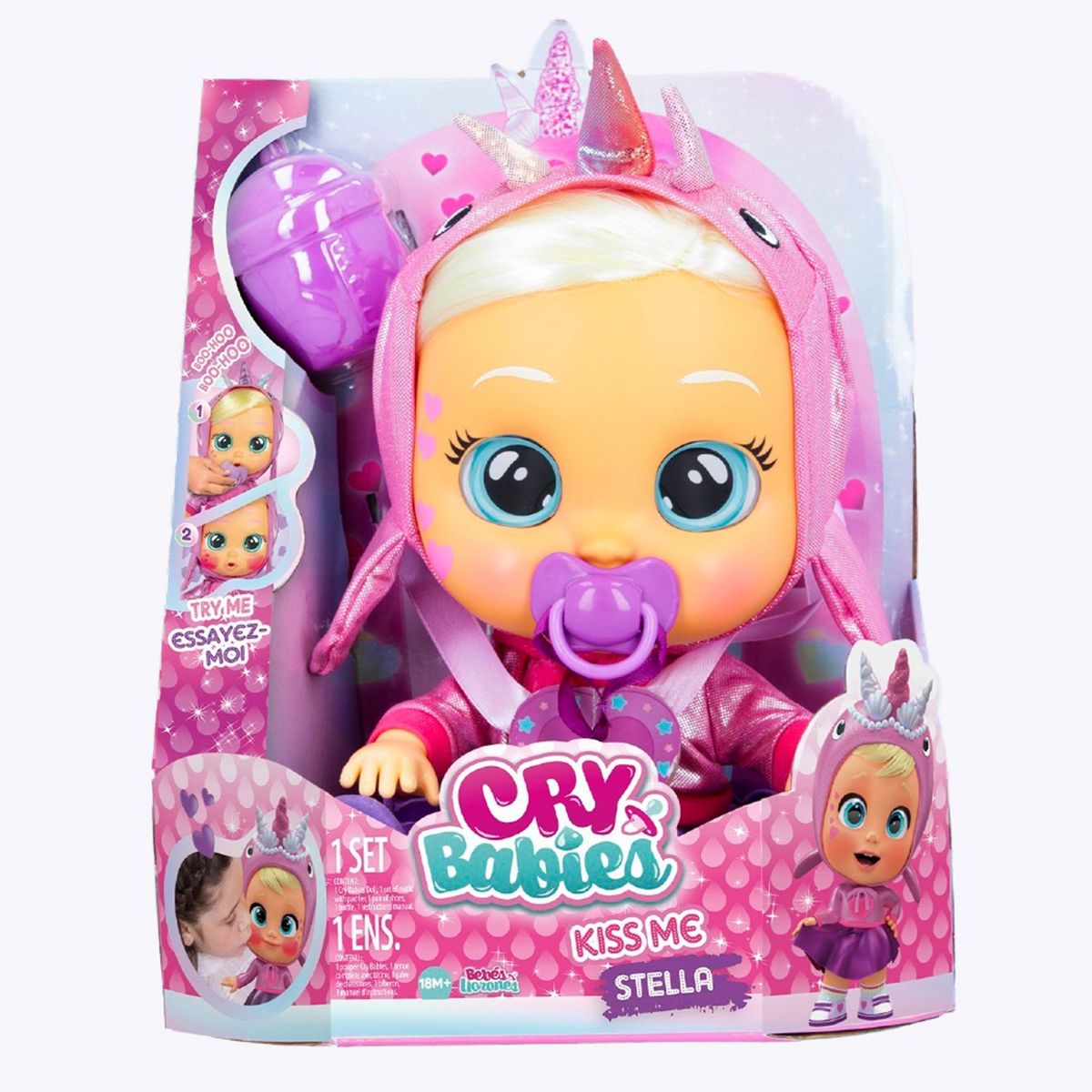 CRY BABIES - Muñeca Cry Babies Kiss Me Stella