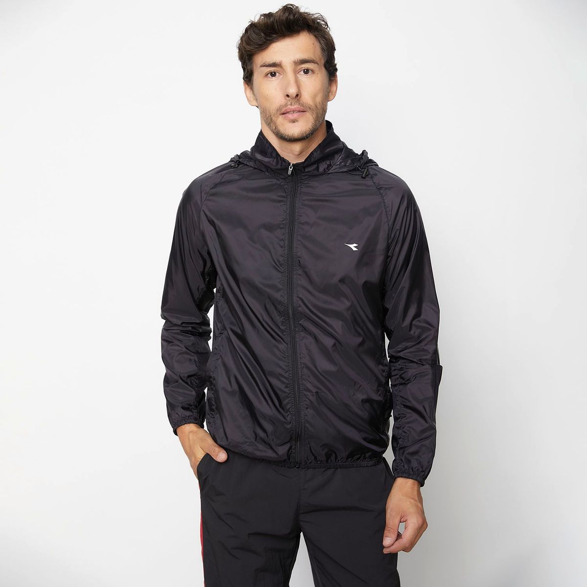 DIADORA - Casaca Cortaviento Deportivo Hombre Diadora