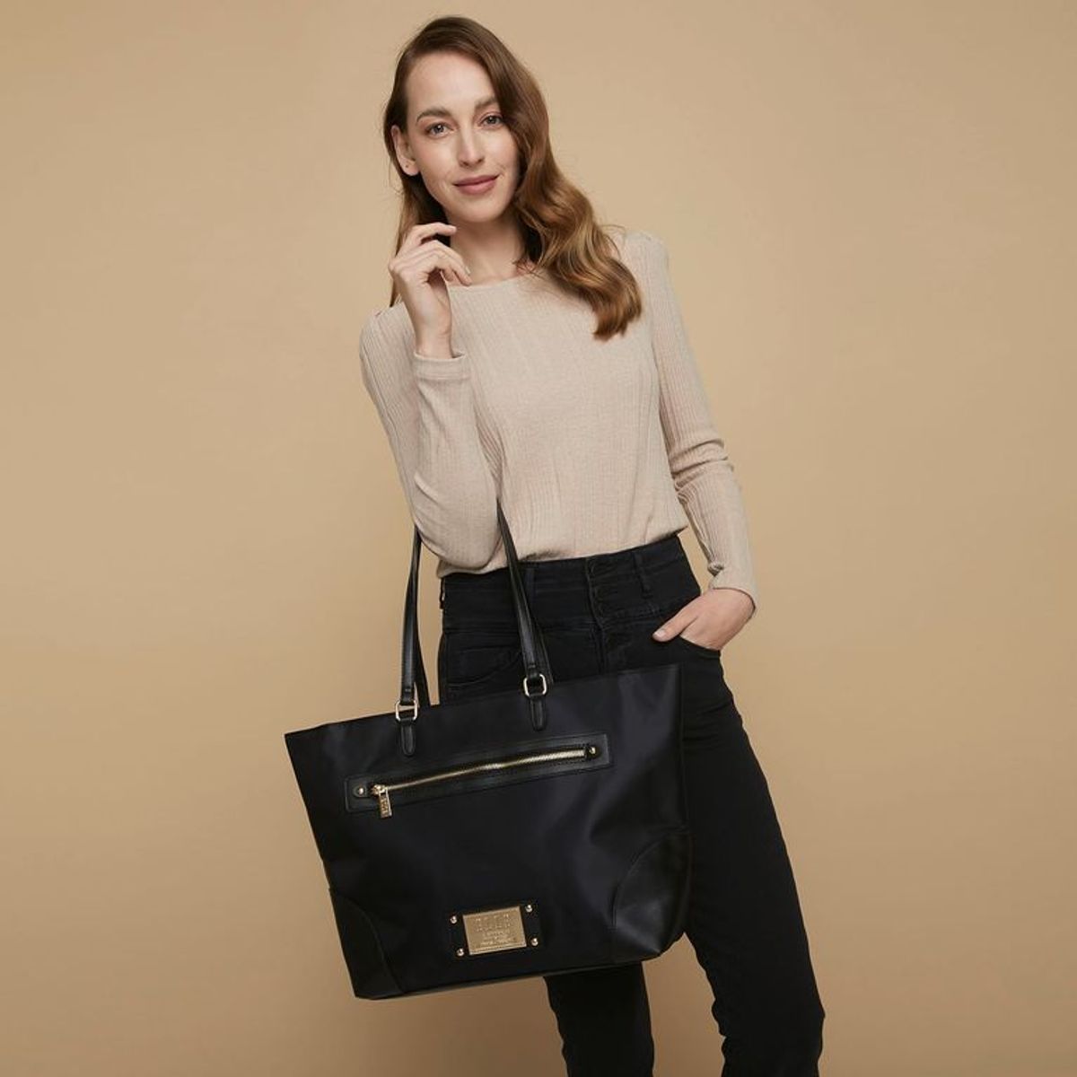 ELLE - Tote Nylon Mujer Elle