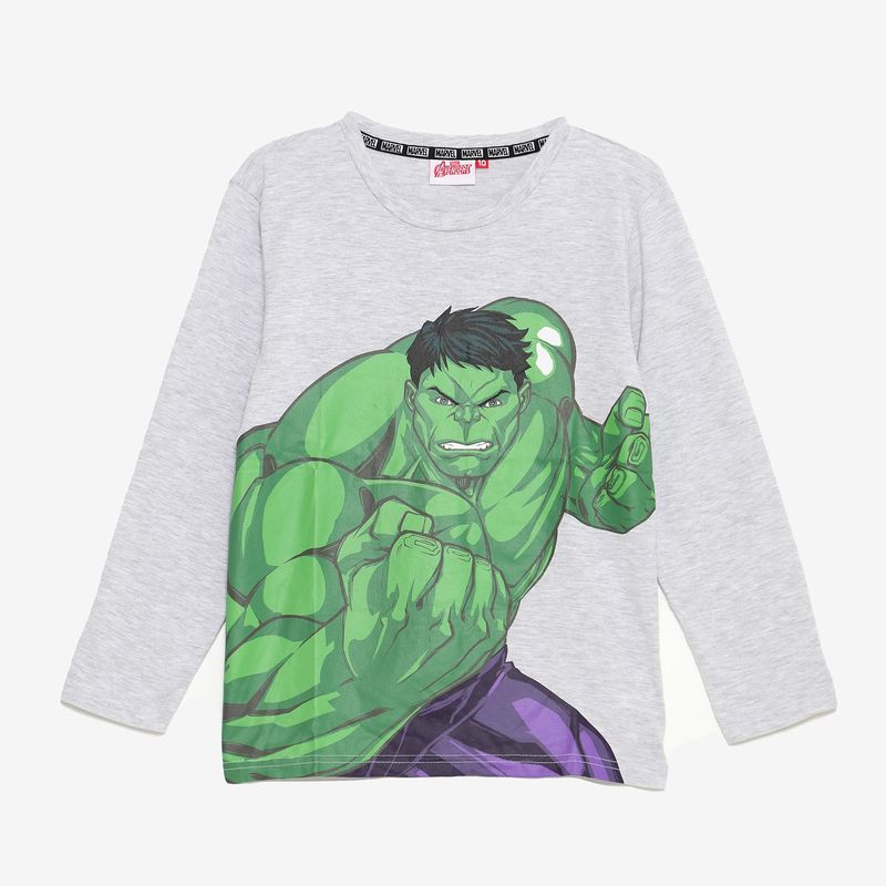 AVENGERS - Polo Manga Larga Algodón Niño Capitán América DC