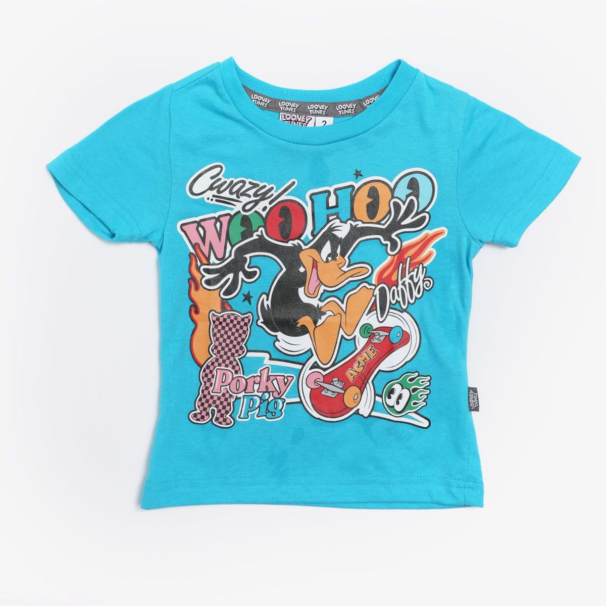 WARNER BROS - Polo Manga Corta Algodón Niño Pato Lucas LOONET TUNES
