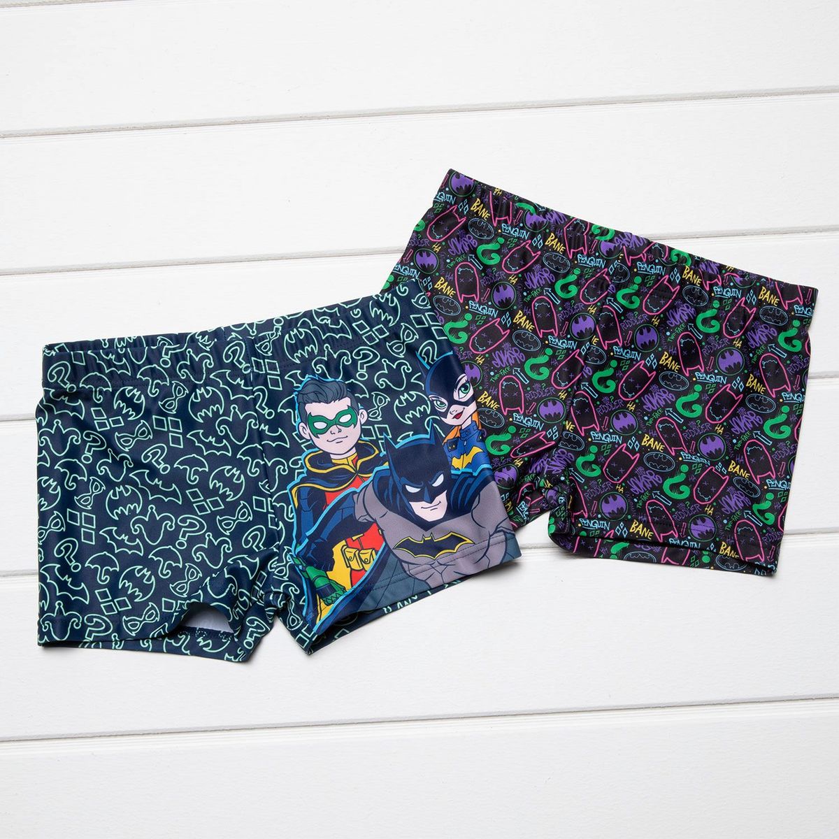 DC ORIGINALS - Traje de Baño Pack x2 Niño BATMAN