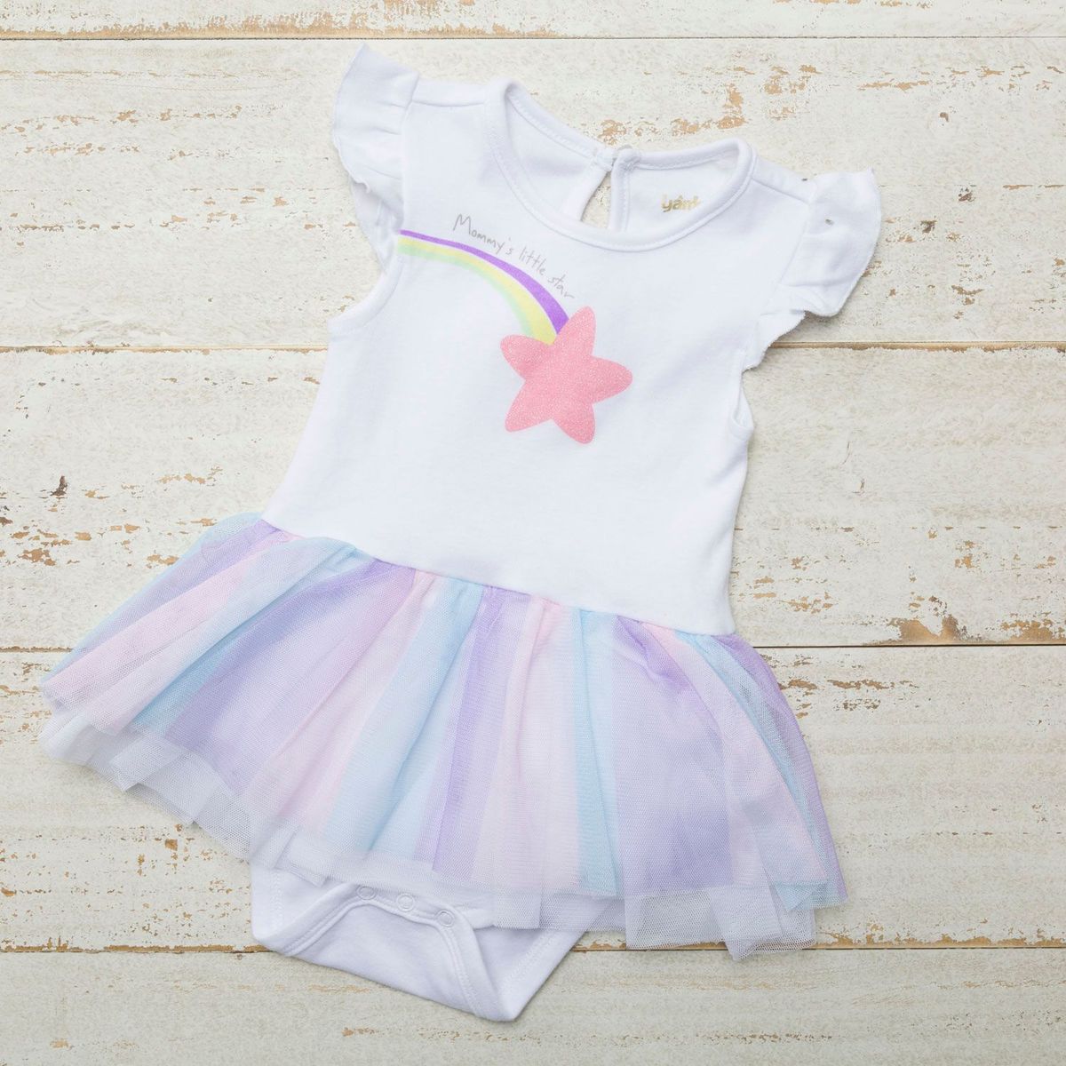 YAMP - Body Tutú Algodón Bebé niña