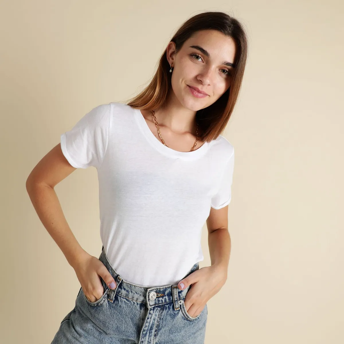 SYBILLA - Polo Manga Corta Algodón Mujer Sybilla