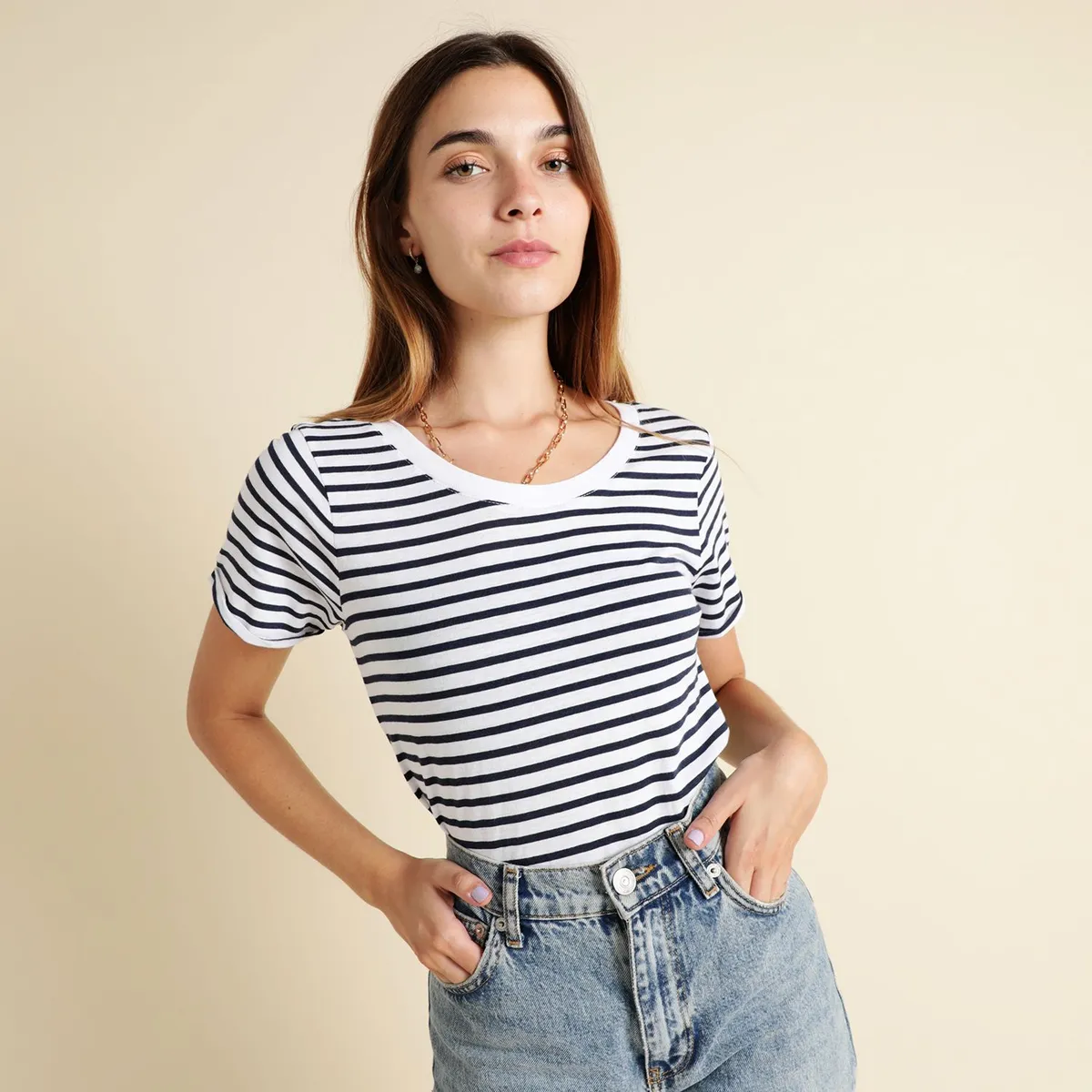 SYBILLA - Polo Manga Corta Algodón Mujer Sybilla