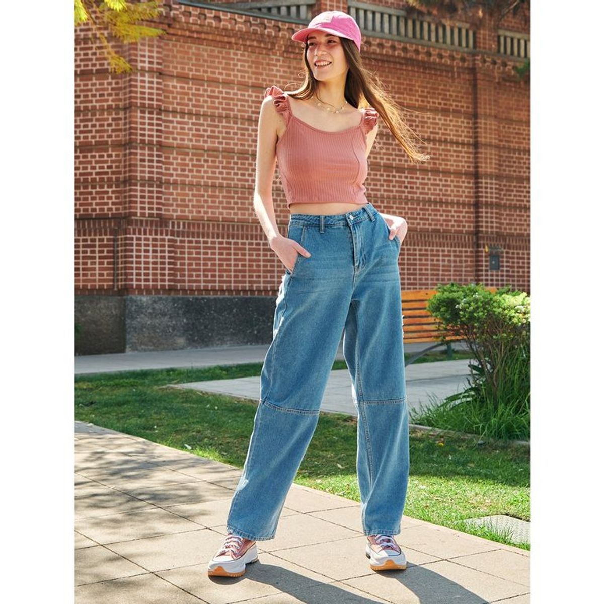 SYBILLA - Jean Baggy Mujer Sybilla