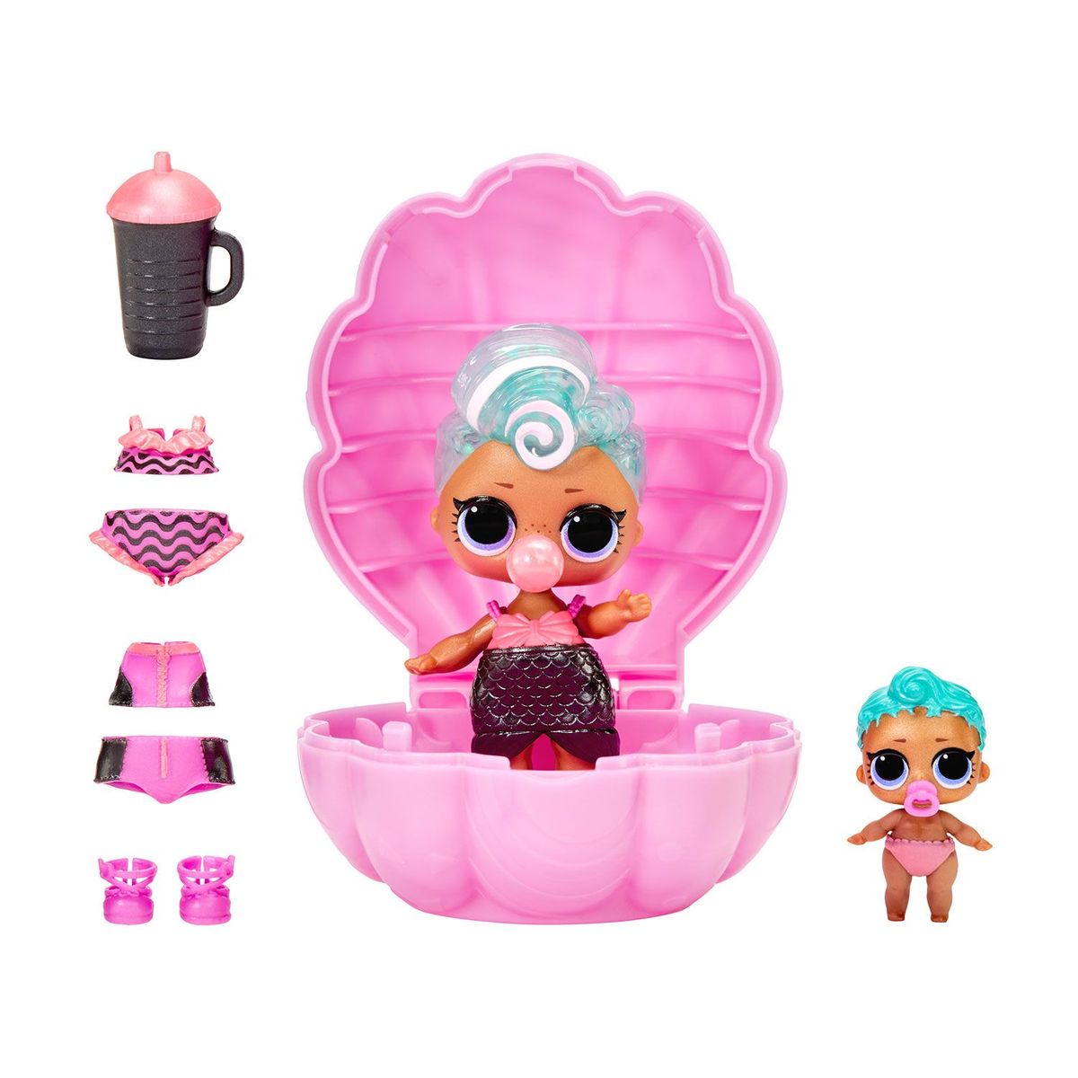 LOL - Muñeca LOL Surprise Glitter Color Change Pearl Surprise Purple