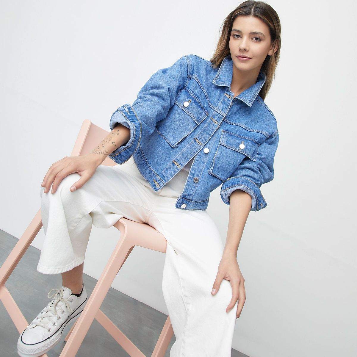 SYBILLA - Casaca Jean Mujer Sybilla