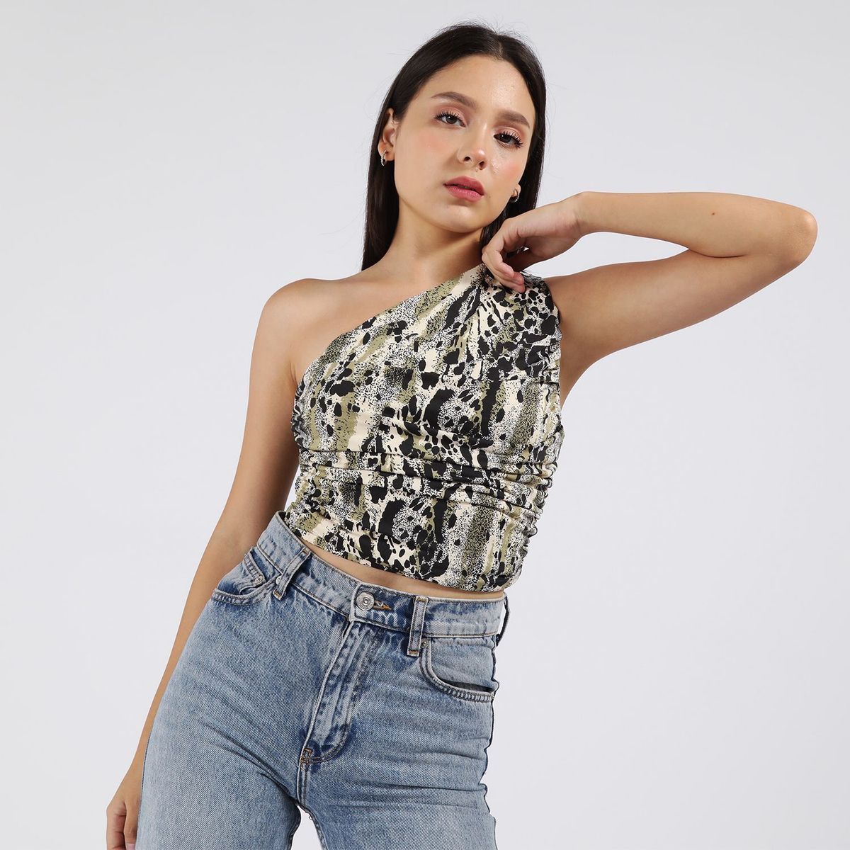 MOSSIMO - Polo Asimétrico Mujer Mossimo