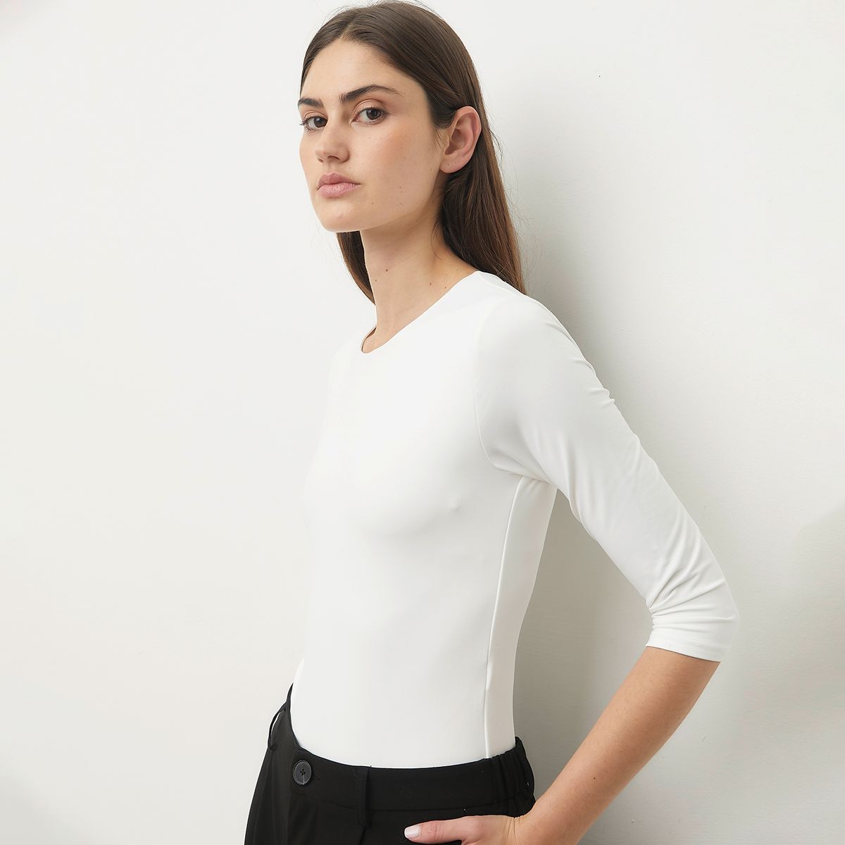 BASEMENT - Polo Manga 3/4 Mujer Basement