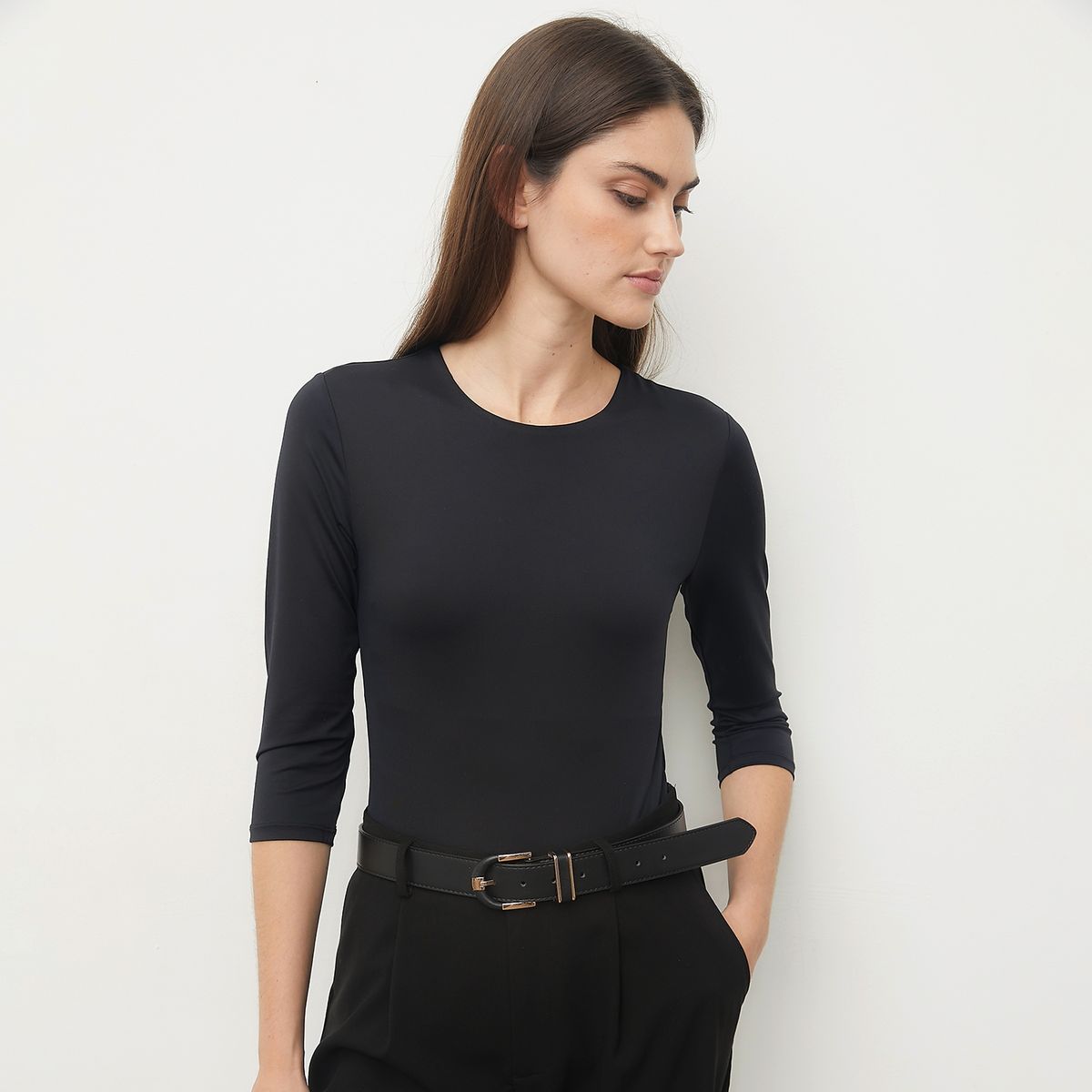 BASEMENT - Polo Manga 3/4 Mujer Basement