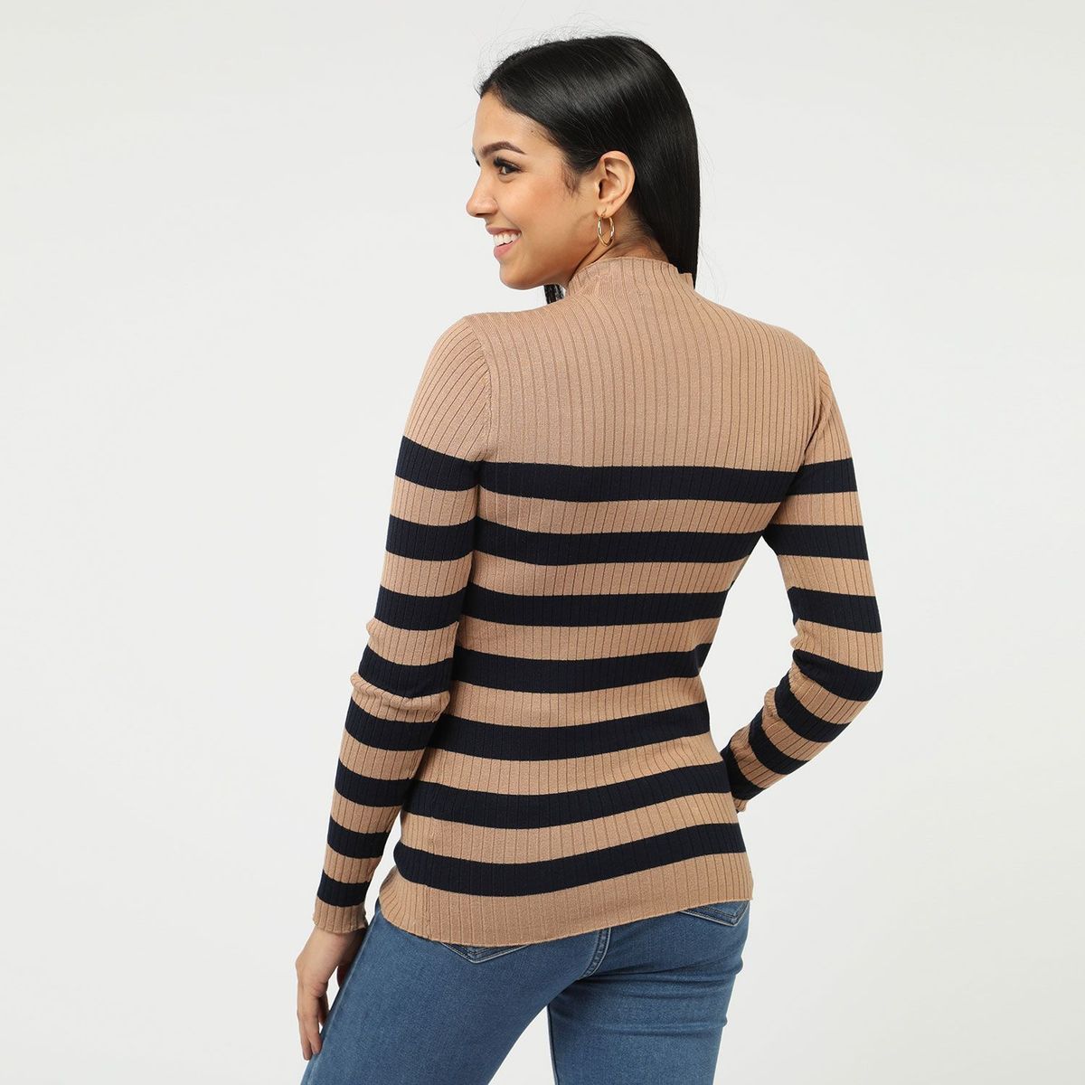 BASEMENT - Chompa Manga Larga Mujer Basement