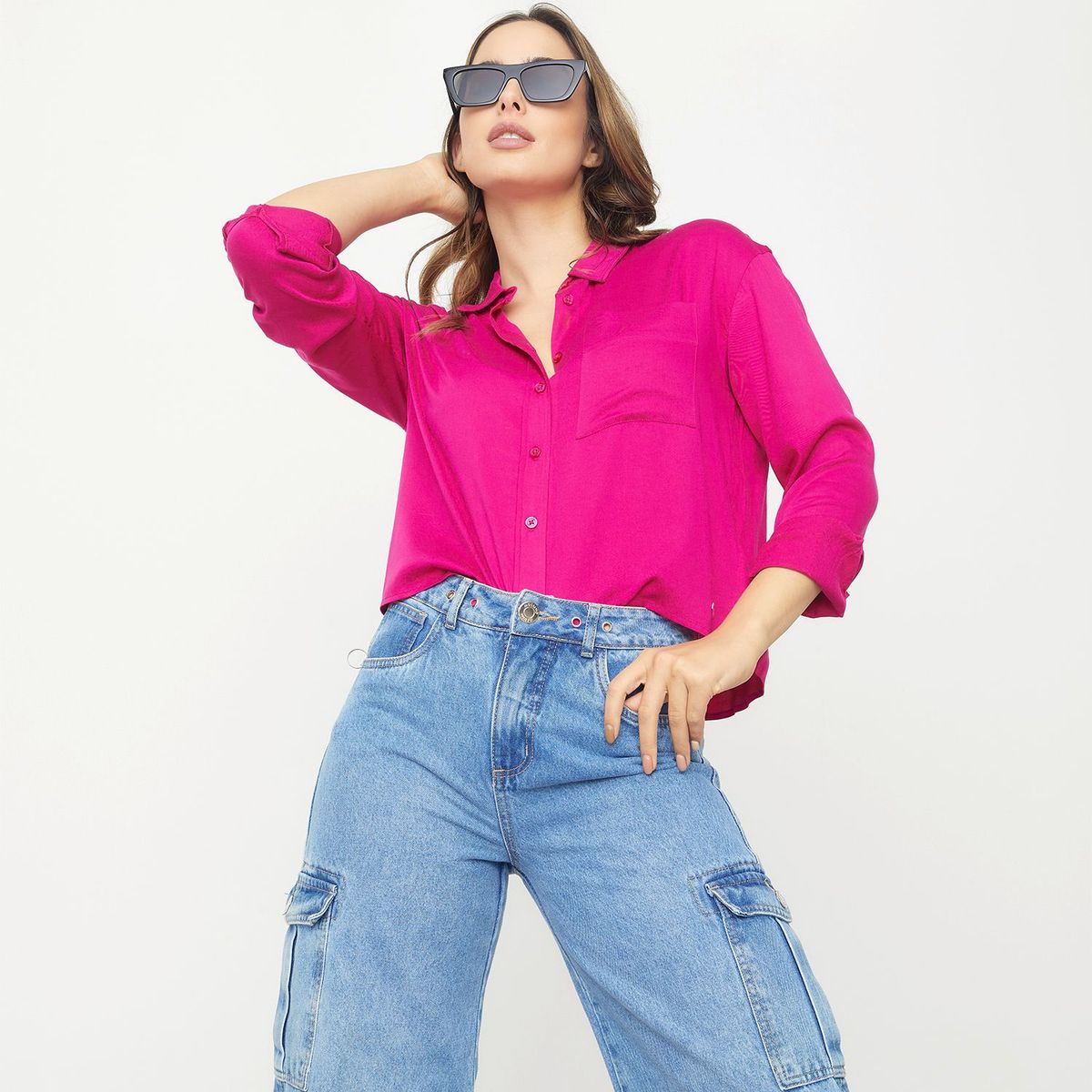 MOSSIMO - Blusa Manga Larga Mujer Mossimo