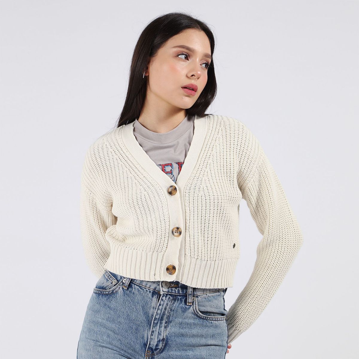 DENIMLAB - Cárdigan 100% Algodón Mujer Denimlab