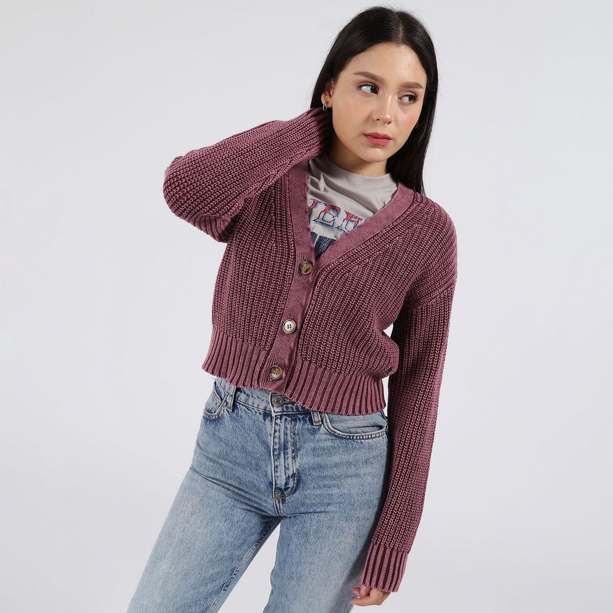 DENIMLAB - Cárdigan 100% Algodón Mujer Denimlab