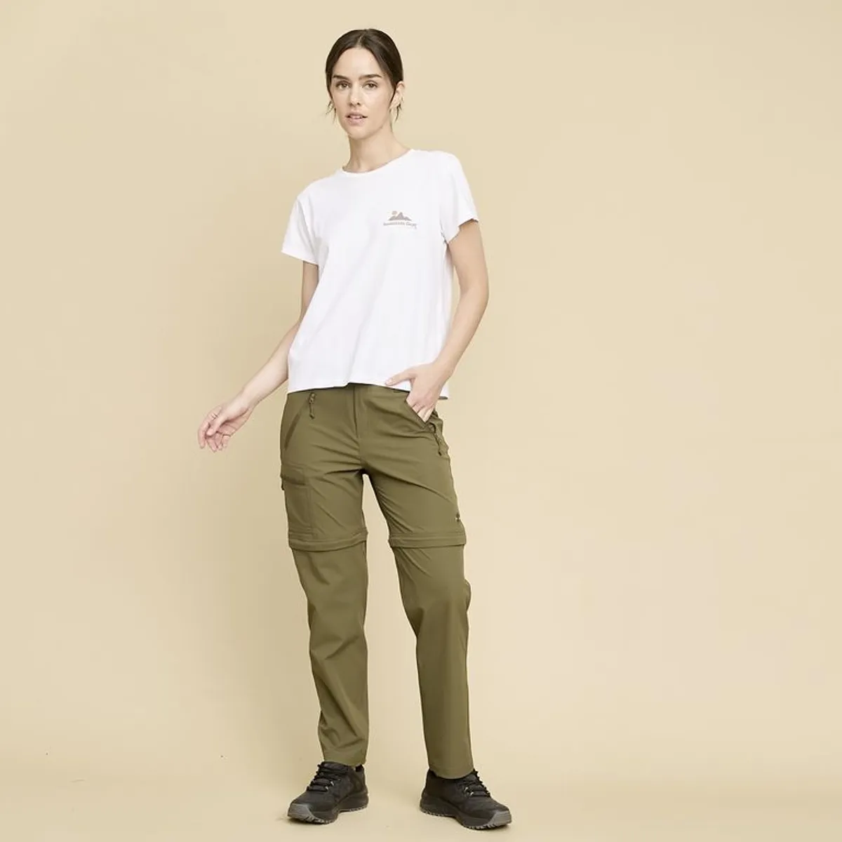 MOUNTAIN GEAR - Pantalón Trekking Mujer 2 En 1 Mountain Gear