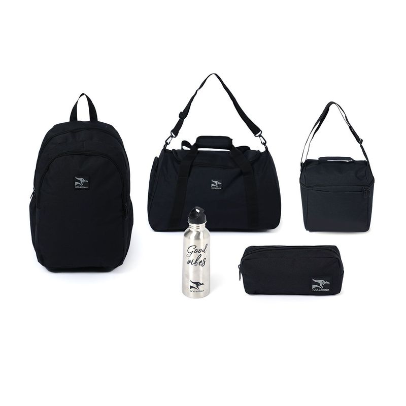 DOO AUSTRALIA - Set Mochila Escolar Juvenil + Lonchera + Cartuchera + Tomatodo + Maletin Deportivo Doo Australia