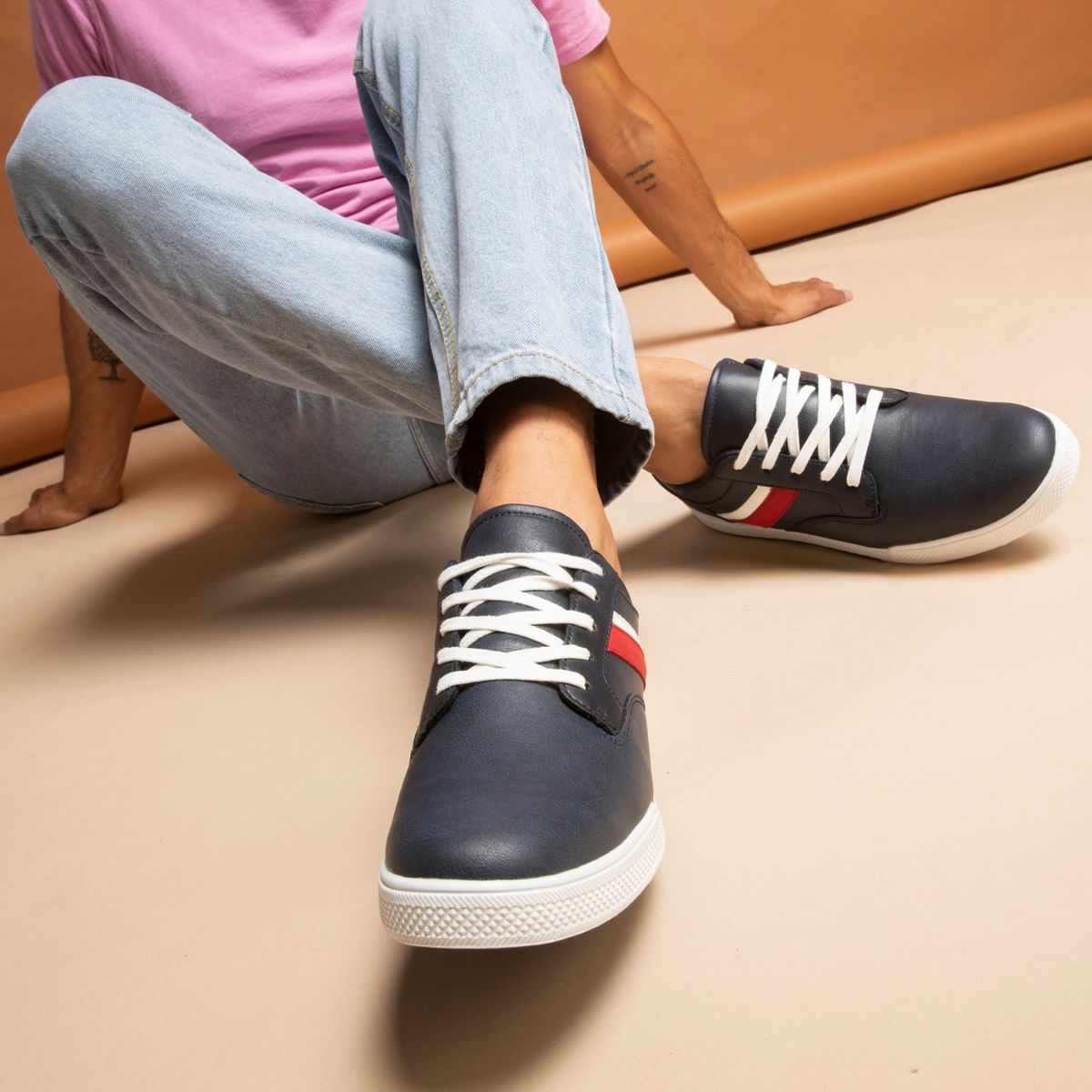 BASEMENT - Zapatillas Urbanas Hombre Basement Sportika   Azul