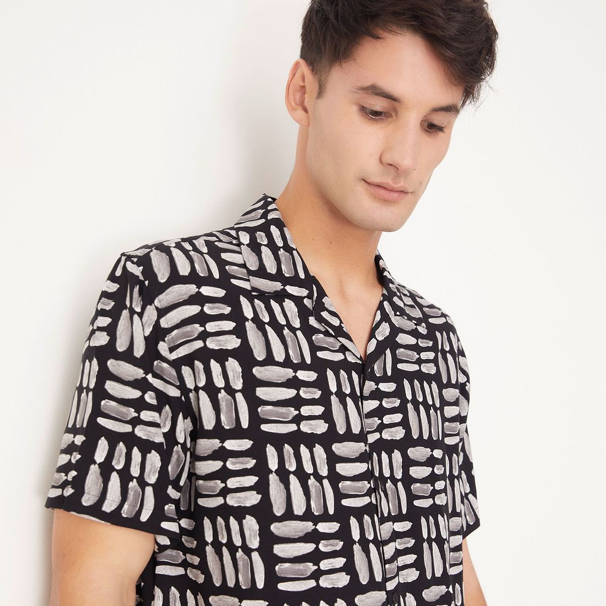 BASEMENT - Camisa  Manga Corta Hombre Basement