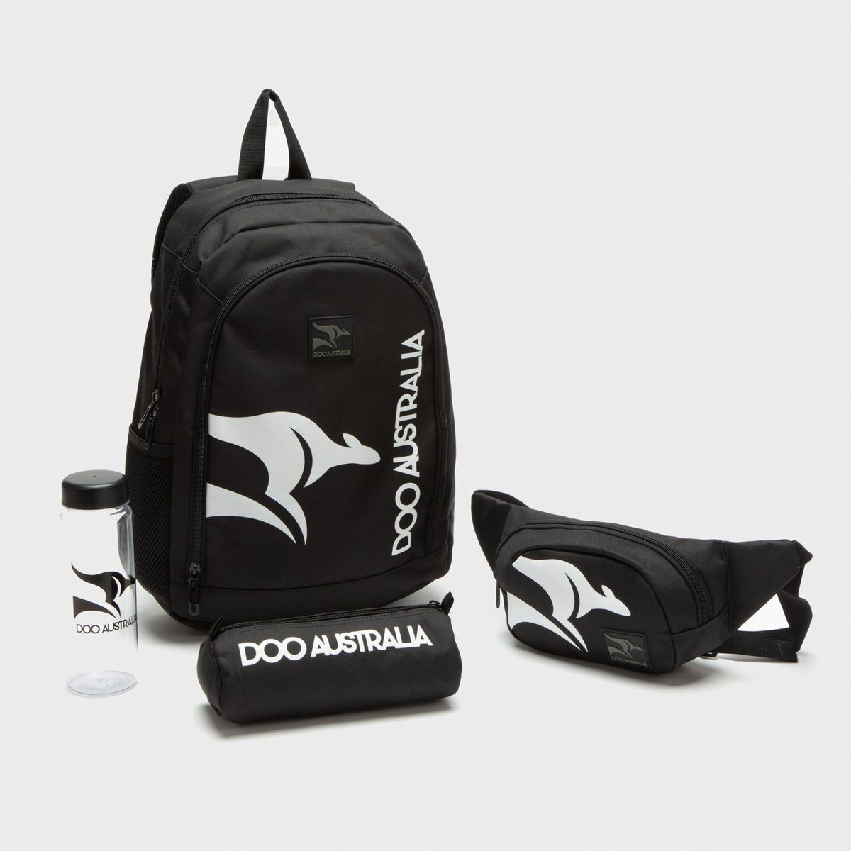 DOO AUSTRALIA - Set Mochila Escolar Juvenil + Lonchera + Canguro + Tomatodo  Doo Australia