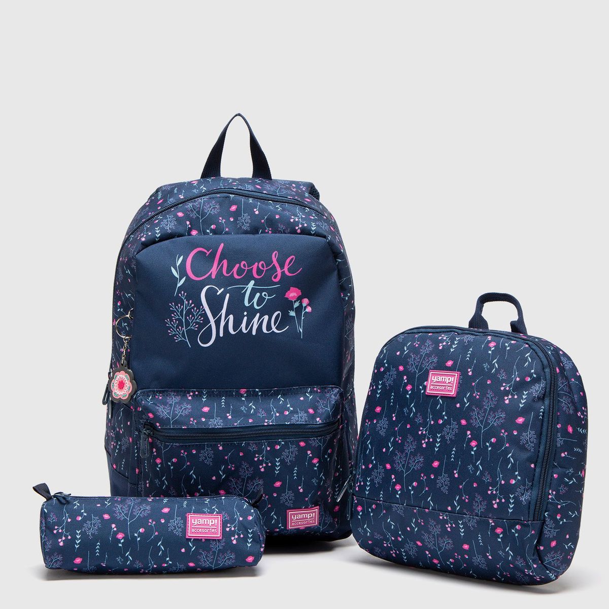 YAMP - Set Mochila Escolar Infantil + Lonchera + Cartuchera Yamp