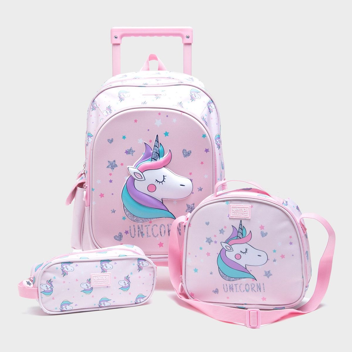 YAMP - Set Mochila Escolar Infantil + Lonchera + Cartuchera Yamp